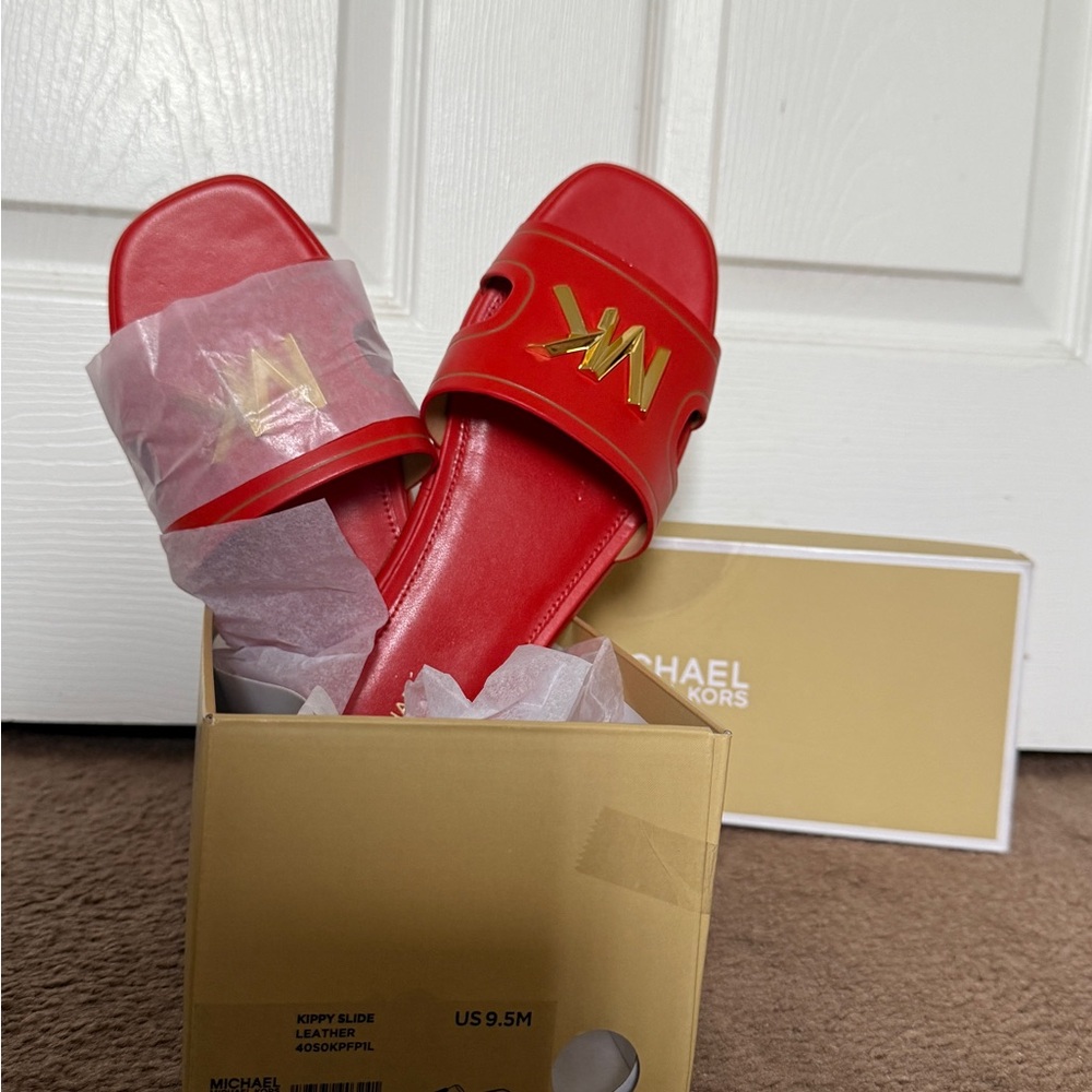 Michael Kors Persimmon Slide Sandals ❤️